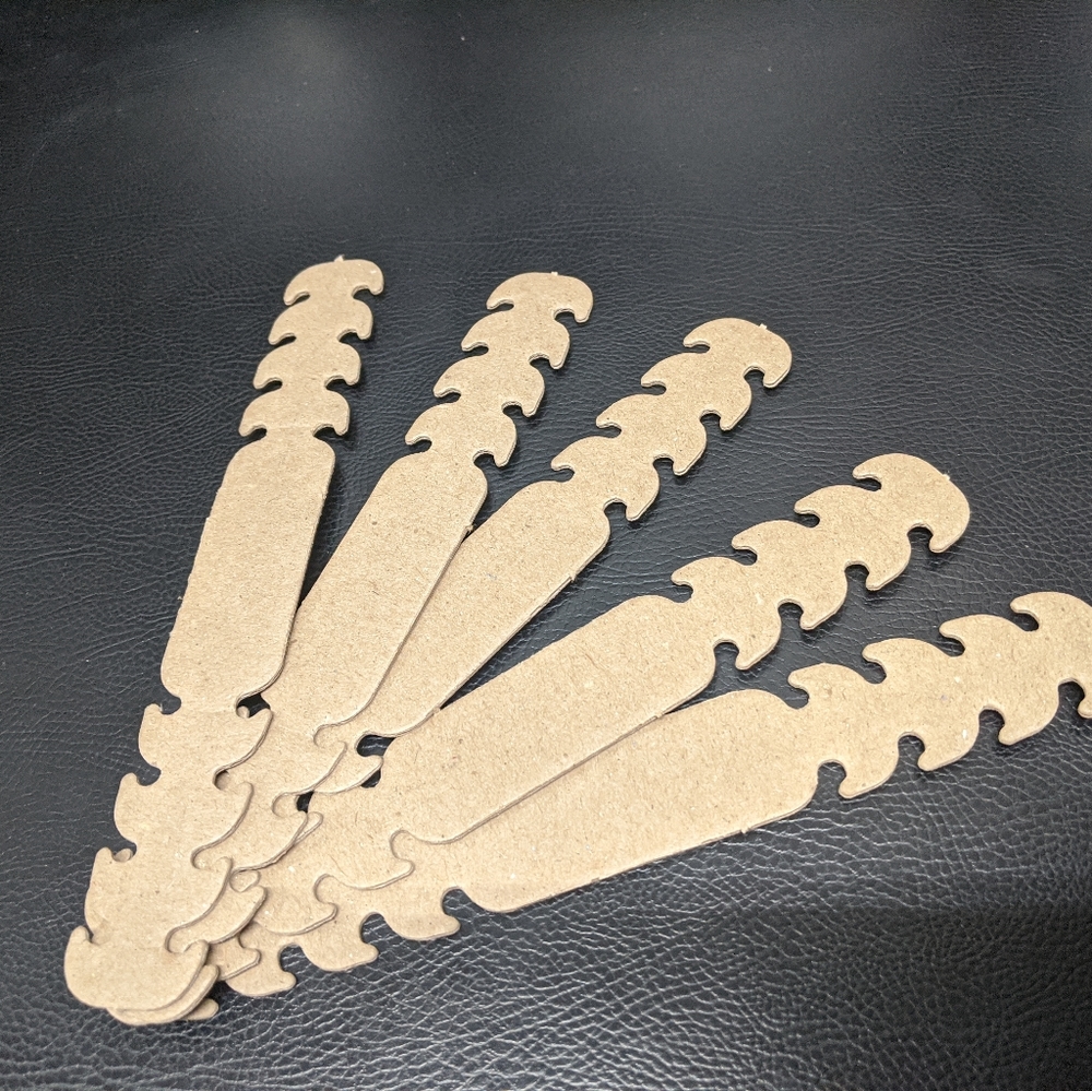 Kraft chipboard ear savers for masks
